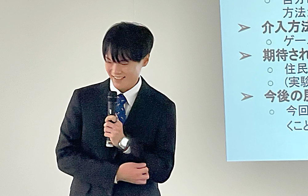 チーム生駒2
                            「ゲーム要素のある看板およびフィードバックによるナッジ介入」3