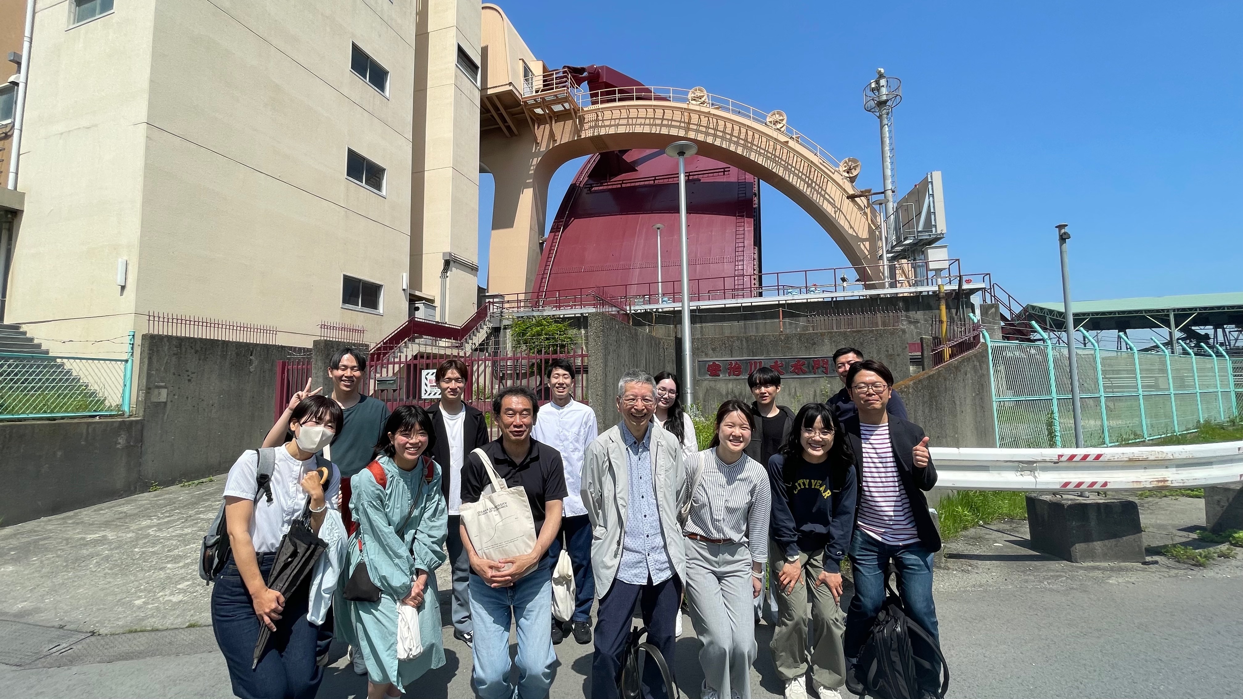 フィールドトリップでの集合写真